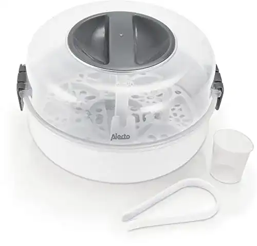Mikrowellen-Sterilisator Alecto BW-04 für bis zu 4 Babyflaschen