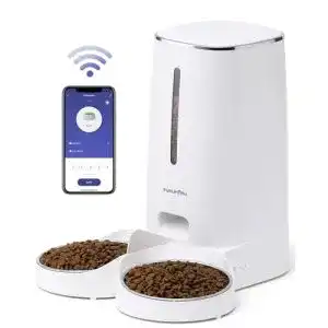 Futterautomat für zwei Katzen Fukumaru mit 4L Fassungsvermögen