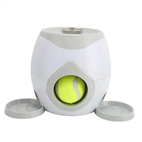 Ballwurfmaschine für Hunde Luqeeg mit automatischem Tennisballwerfer