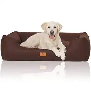 Hundebett für große Hunde Knuffelwuff Lotte aus Velours