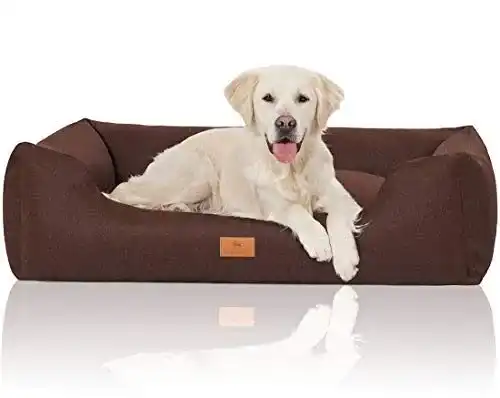 Hundebett für große Hunde Knuffelwuff Lotte aus Velours
