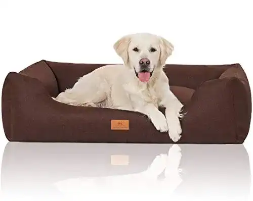 Hundebett für große Hunde Knuffelwuff Lotte aus Velours
