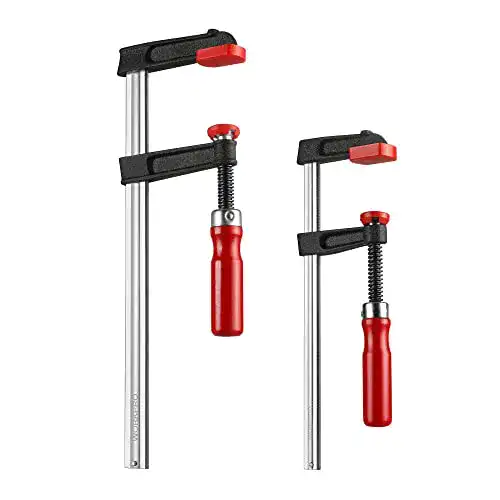 Schraubzwingen WORKPRO im 2er Set mit Spannweite 200mm und 300mm