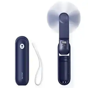 Mini Handventilator Jisulife, tragbar, wiederaufladbar, 14-21 Stunden Laufzeit