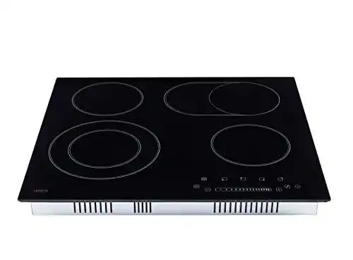 Glaskeramikkochfeld Arebos mit 6600 W Leistung und kompaktem Design
