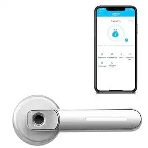 Smartes Türschloss SOREX FLEX EASY mit Fingerprint und Smartphone-Steuerung