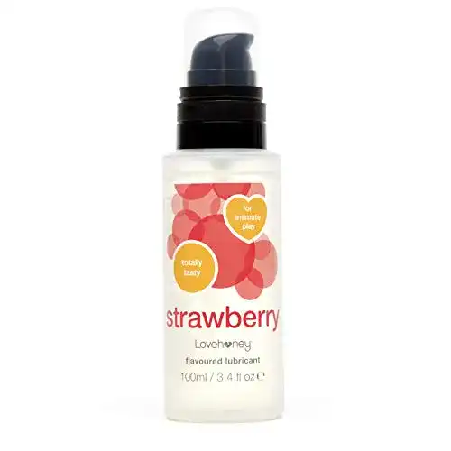 Gleitgel mit Erdbeergeschmack von Lovehoney – Aromatisiertes Gleitmittel