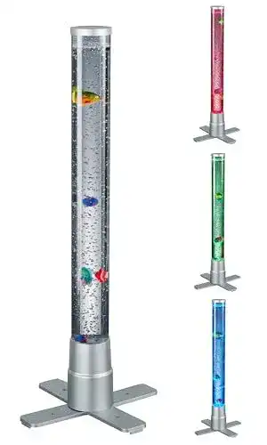 Wassersäule RL Live Your Light Reality mit RGB LED und Deko-Fischen