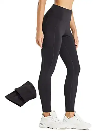Gefütterte Leggings für Damen von Comallan Winter Thermo Leggings