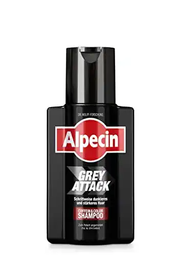 Shampoo gegen graue Haare von Alpecin – Grey Attack Coffein & Color