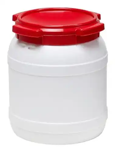 Kunststofffass Curtec HDPE Weithals 15 Liter, stapelbar, wasserdicht