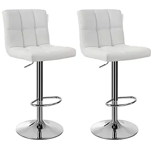 Barhocker Songmics 2er Set mit Höhenverstellung und Drehfunktion