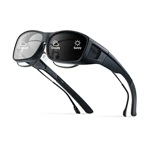 Fahrradbrille für Brillenträger Bloomoak Fit über Brille mit UV-Schutz