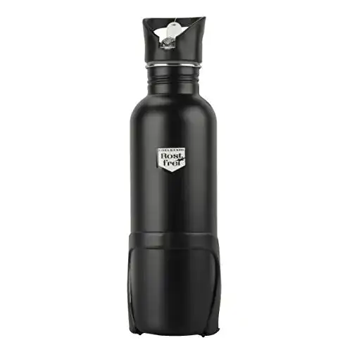 Fischer Edelstahl Trinkflasche für Erwachsene, 750ml
