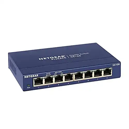 Netgear GS108GE ProSafe Switch mit 8 Gigabit Ports