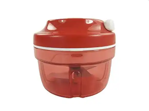 Zwiebelschneider Tupperware Chef Turbo-Chef rot D158
