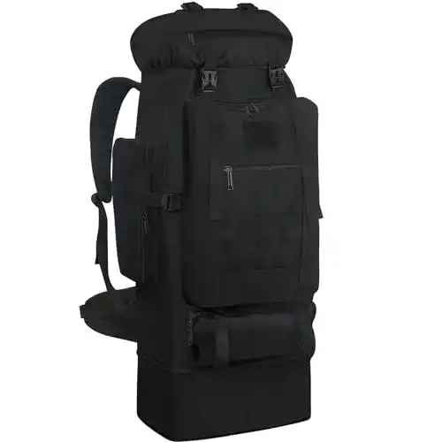 Wesoke 100 Liter Campingrucksack für Outdoor-Aktivitäten