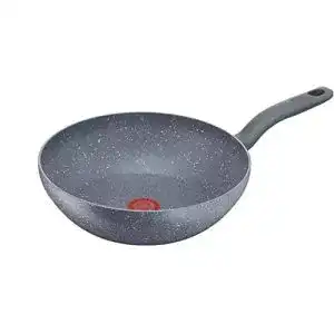 Tefal G13409 Healthy Wokpfanne Induktion 28cm, Edelstahl, Antihaftbeschichtet