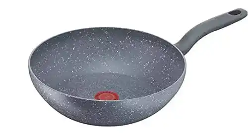Tefal G13409 Healthy Wokpfanne Induktion 28cm, Edelstahl, Antihaftbeschichtet