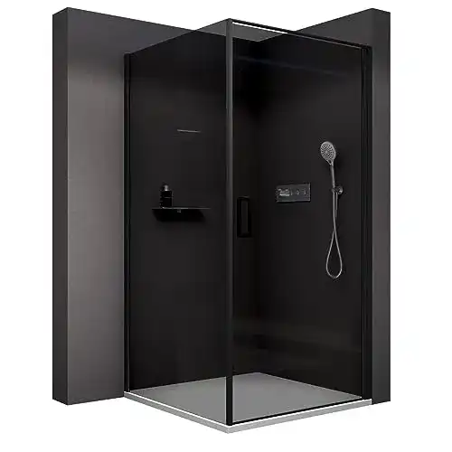 Bernstein Duschkabine 90×90 cm mit 195 cm Höhe und Hebe-Senktür