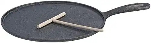 Gusseiserne Crêpe- und Grillpfanne von Rosenstein & Söhne