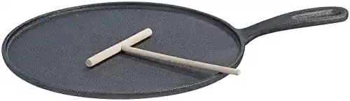 Gusseiserne Crêpe- und Grillpfanne von Rosenstein & Söhne