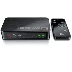 HDMI-Switch von CSL-Computer – 5-Port HDMI 2.0 Verteiler 4K 60Hz