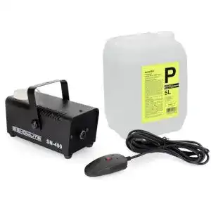 Mini Nebelmaschine Showlite SN-400 400W mit Fernbedienung und Nebelfluid