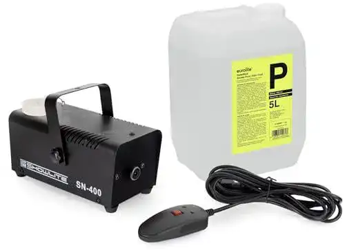 Mini Nebelmaschine Showlite SN-400 400W mit Fernbedienung und Nebelfluid
