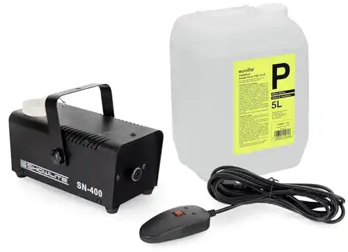 Mini Nebelmaschine Showlite SN-400 400W mit Fernbedienung und Nebelfluid