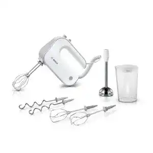Bosch Handrührer Styline MFQ4075DE mit Rührbesen und Knethaken
