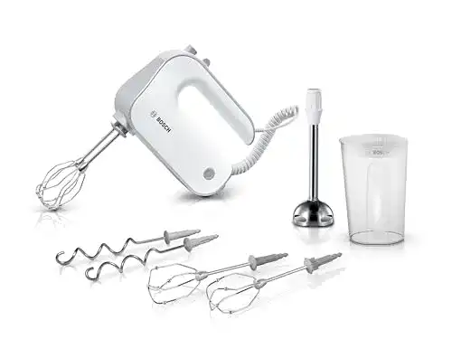 Bosch Handrührer Styline MFQ4075DE mit Rührbesen und Knethaken