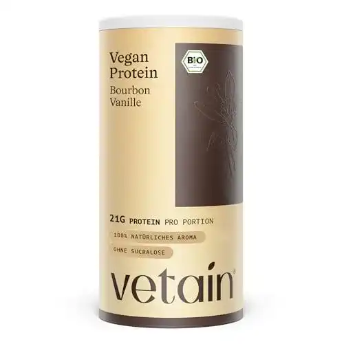 Eiweißpulver ohne Zucker – Veganes Proteinpulver mit Vanillegeschmack