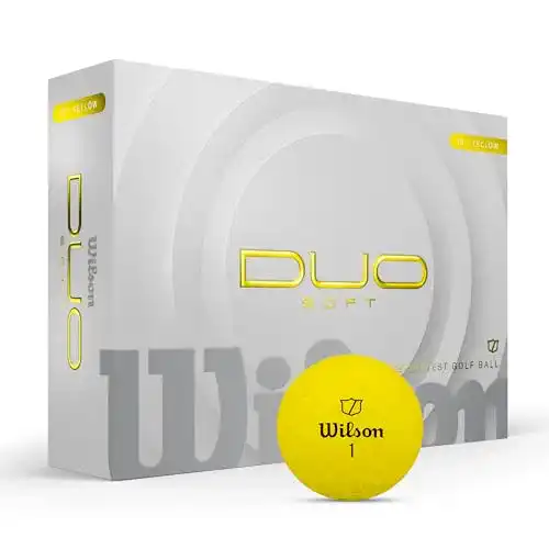Wilson Duo Soft Golfbälle im 12er Pack für präzises Spiel