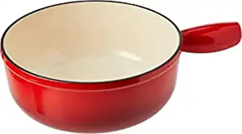 Caquelon Kuhn Rikon Fondue aus Gusseisen für Käsefondue, 24 cm