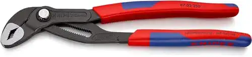 Wasserpumpenzange Knipex Cobra mit 2K-Griffen und Feinverstellung