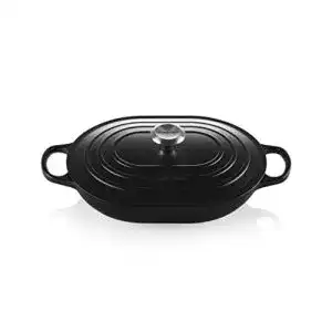 Le Creuset Signature Oblong Bräter aus Gusseisen, 31 cm, 3,4 Liter