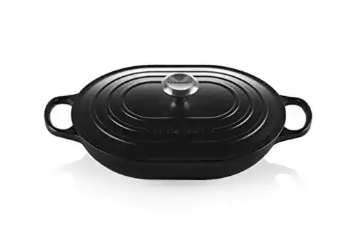 Le Creuset Signature Oblong Bräter aus Gusseisen, 31 cm, 3,4 Liter
