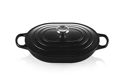 Le Creuset Signature Oblong Bräter aus Gusseisen, 31 cm, 3,4 Liter