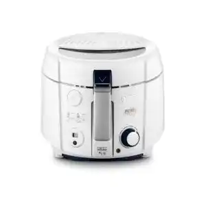 De’Longhi RotoFry F38436.W Fritteuse, 1,2 kg mit Easy Clean System