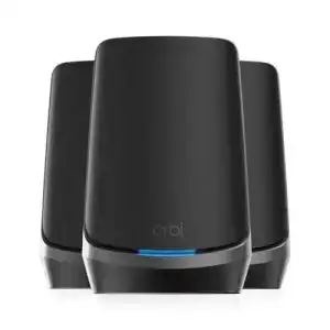 Glasfaser-Router Netgear Orbi WiFi 6E Mesh System mit Quad-Band
