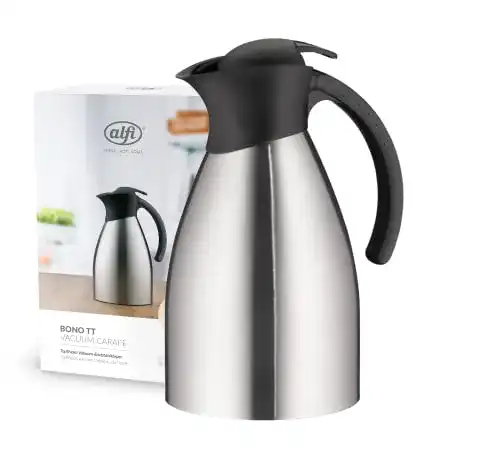 Alfi Isolierkanne Bono TT 1,5l aus Edelstahl mit Kunststoffgriff