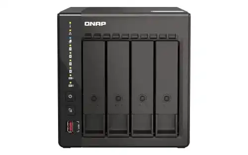 QNAP TS-453E-8G NAS mit 4 Einschüben und 8 GB DDR4 RAM