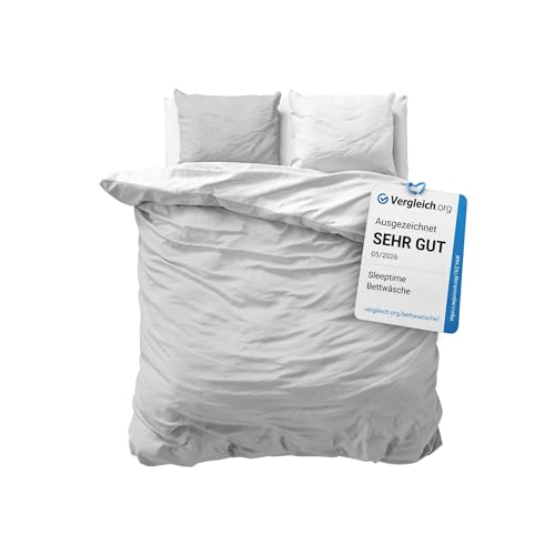 Bettwäsche Sleeptime Übergröße 100% Baumwolle für komfortable Nächte