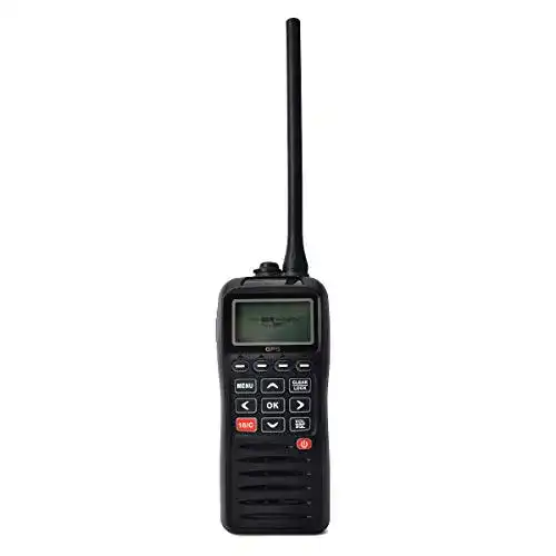 Hys Seefunkgerät IPX7 wasserdicht UKW-Handfunkgerät mit GPS und DSC