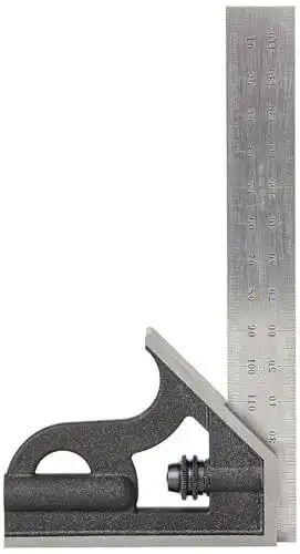 Kombinationswinkel Starrett 10MH-150 aus Gusseisen mit Vierkantkopf