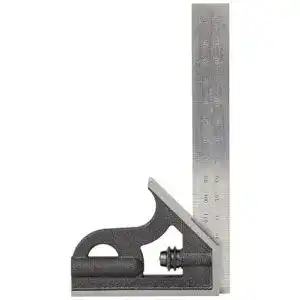 Kombinationswinkel Starrett 10MH-150 aus Gusseisen mit Vierkantkopf