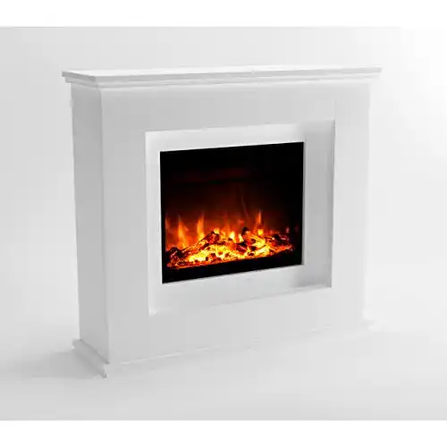 Glow Fire Elektrokamin mit Heizung und LED-Kaminfeuer