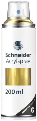 Goldlack Schneider Paint-It 030 Supreme DIY Acryllack 200 ml gold metallic