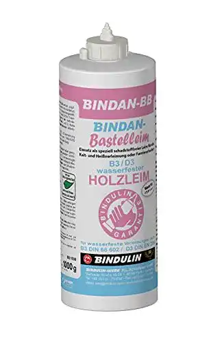 Wasserfester Holzleim Bindulin BINDAN-BB schadstofffrei